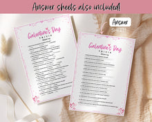 Load image into Gallery viewer, GALENTINES Games Bundle | 15 Printable Party Games for Galentines Day | Valentines Day Party Game &amp; Girls Night
