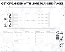 Load image into Gallery viewer, 2024 Printable Witch Planner | 2024 Witchy Journal, Moon Calendar, Tarot Journal, Spell Book, Grimoire, Witchcraft, Witchy stuff &amp; Goth Witch Kit
