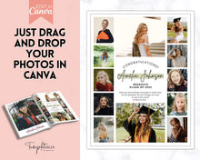 Load image into Gallery viewer, Yearbook Ad Template for Senior &amp; High School Graduation | FULL Page School Yearbook | Style 5
