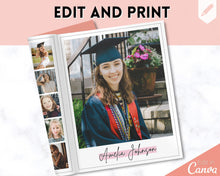 Load image into Gallery viewer, Yearbook Ad Template for Senior &amp; High School Graduation | FULL Page School Yearbook | Style 5
