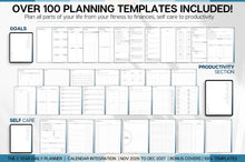 Load image into Gallery viewer, The 2 YEAR Digital Planner (2026 &amp; 2027) in soft BLUE. Daily Weekly, Monthly Planner &amp; Life Planner. Ideal for use on Goodnotes and iPad. Smart Apple Links

