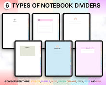 Load image into Gallery viewer, Digital Notebook | Hyperlinked Portrait Notebook with Aesthetic Covers and Note-Taking Templates for GoodNotes &amp; iPad
