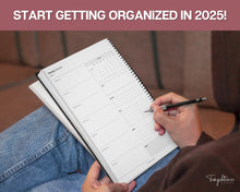 Load image into Gallery viewer, 2025 Dated Printable Planner | Daily, Weekly, Monthly Pages, Calendar, To Do List Printable Inserts
