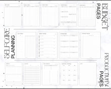 Load image into Gallery viewer, 2024 Printable Witch Planner | 2024 Witchy Journal, Moon Calendar, Tarot Journal, Spell Book, Grimoire, Witchcraft, Witchy stuff &amp; Goth Witch Kit
