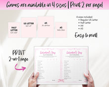 Load image into Gallery viewer, GALENTINES Games Bundle | 15 Printable Party Games for Galentines Day | Valentines Day Party Game &amp; Girls Night
