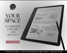 Load image into Gallery viewer, Kindle Scribe Daily Journal | Includes Digital Journal, Digital Notebook, Lined Note Taking, Kindle Template, Kindle Planner &amp; Digital Diary Calendar
