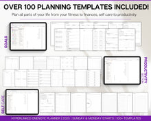 Load image into Gallery viewer, 2025 OneNote Digital Planner | OneNote Template for Daily, Weekly &amp; Monthly Planning | Minimalist
