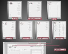 Load image into Gallery viewer, 2026 Digital Planner for Professionals, reMarkable Calendar, Minimalist Daily Schedule, Task List, Templates for reMarkable
