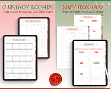 Load image into Gallery viewer, 2024 Digital Christmas Planner | Xmas Holiday Checklist, Shopping List, To Do List for GoodNotes &amp; iPad
