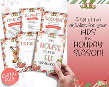 Load image into Gallery viewer, 2023 Elf on the Shelf Kit Bundle | With Elf Welcome Letter, Elf Warning, Elf Arrival, Elf Notes, Elf Games, Printables and Xmas Ideas for Festive Fun!
