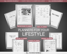 Load image into Gallery viewer, ALL ACCESS template pack for the reMarkable 2 | 2026 Daily Planner, Digital To Do List, Meeting Minutes, Journal &amp; Notebook, Calendar, Tasks
