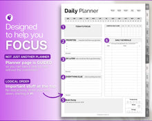 Load image into Gallery viewer, ADHD OneNote Digital Planner | OneNote Planner for Neurodivergent Adults. Comes with Brain Dump Templates, To Do Lists, Cleaning &amp; Daily Symptom Trackers | Perfect for One Note
