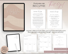Load image into Gallery viewer, THAT GIRL Digital Planner | UNDATED Planner for Daily, Weekly &amp; Monthly Planning | Perfect for iPad, GoodNotes &amp; Notability | That Girl Aesthetic
