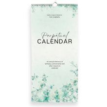 Load image into Gallery viewer, Perpetual Birthday &amp; Anniversary Calendar | Undated Wire-Bound Wall Calendar, 6"x12" | Premium 120gsm Paper
