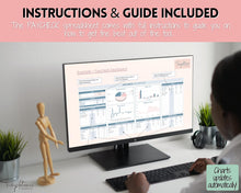 Load image into Gallery viewer, Budget by Paycheck Google Sheets Spreadsheet | Biweekly Zero Based Budget Tracker | Red
