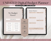 Load image into Gallery viewer, FREE - UNDATED Digital Planner | iPad GoodNotes Monthly &amp; Weekly Journal | Mono
