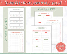 Load image into Gallery viewer, 35pg Christmas Planner Printable | Complete Xmas Holiday Planner &amp; Organizer
