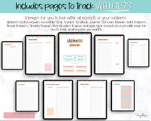 Load image into Gallery viewer, UNDATED Ultimate Digital Life Planner | GoodNotes Digital iPad Fitness, Budget, Wellness, Goals Planner | Colorful Sky

