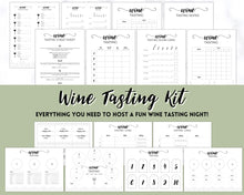 Load image into Gallery viewer, Wine Tasting Kit for Wine Nights, Bachelorette Party, Bridal Shower, Galentine&#39;s &amp; Blind Tasting
