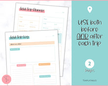 Load image into Gallery viewer, Field Trip Planner BUNDLE - Printable Field Trip Log | Classroom &amp; Field Trip Journal | Colorful Sky
