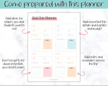 Load image into Gallery viewer, Field Trip Planner BUNDLE - Printable Field Trip Log | Classroom &amp; Field Trip Journal | Colorful Sky
