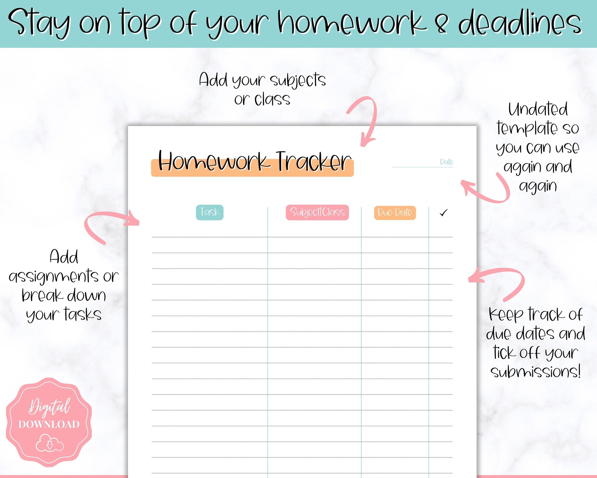 Class Assignments Template