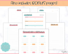 Load image into Gallery viewer, Homeschool Planner Printable | Academic Lesson Planner for Homeschool Teacher | Colorful Sky
