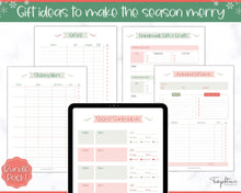 Load image into Gallery viewer, 35pg Christmas Planner Printable | Complete Xmas Holiday Planner &amp; Organizer
