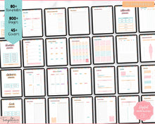 Load image into Gallery viewer, UNDATED Ultimate Digital Life Planner | GoodNotes Digital iPad Fitness, Budget, Wellness, Goals Planner | Colorful Sky
