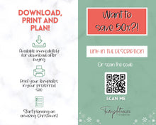 Load image into Gallery viewer, 35pg Christmas Planner Printable | Complete Xmas Holiday Planner &amp; Organizer
