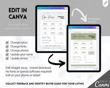 Load image into Gallery viewer, EDITABLE Open House Real Estate Feedback Form | Open House template for Realtors &amp; Brokers
