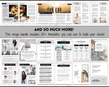 Load image into Gallery viewer, 140+ eBook Template Canva, Workbook, Worksheets &amp; Lead Magnet for Coaches, Bloggers. Opt In, Charts, Checklists, Planners, Webinar, Challenges | Lovelo Mono
