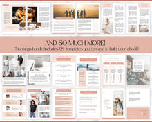 Load image into Gallery viewer, 140+ eBook Template Canva, Workbook, Worksheets &amp; Lead Magnet for Coaches, Bloggers. Opt In, Charts, Checklists, Planners, Webinar, Challenges | Natural Brown
