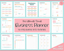 Load image into Gallery viewer, FREE - Annual Planner Printable, Annual Calendar, To Do List Printable, Undated Schedule, Productivity Template | Colorful Sky
