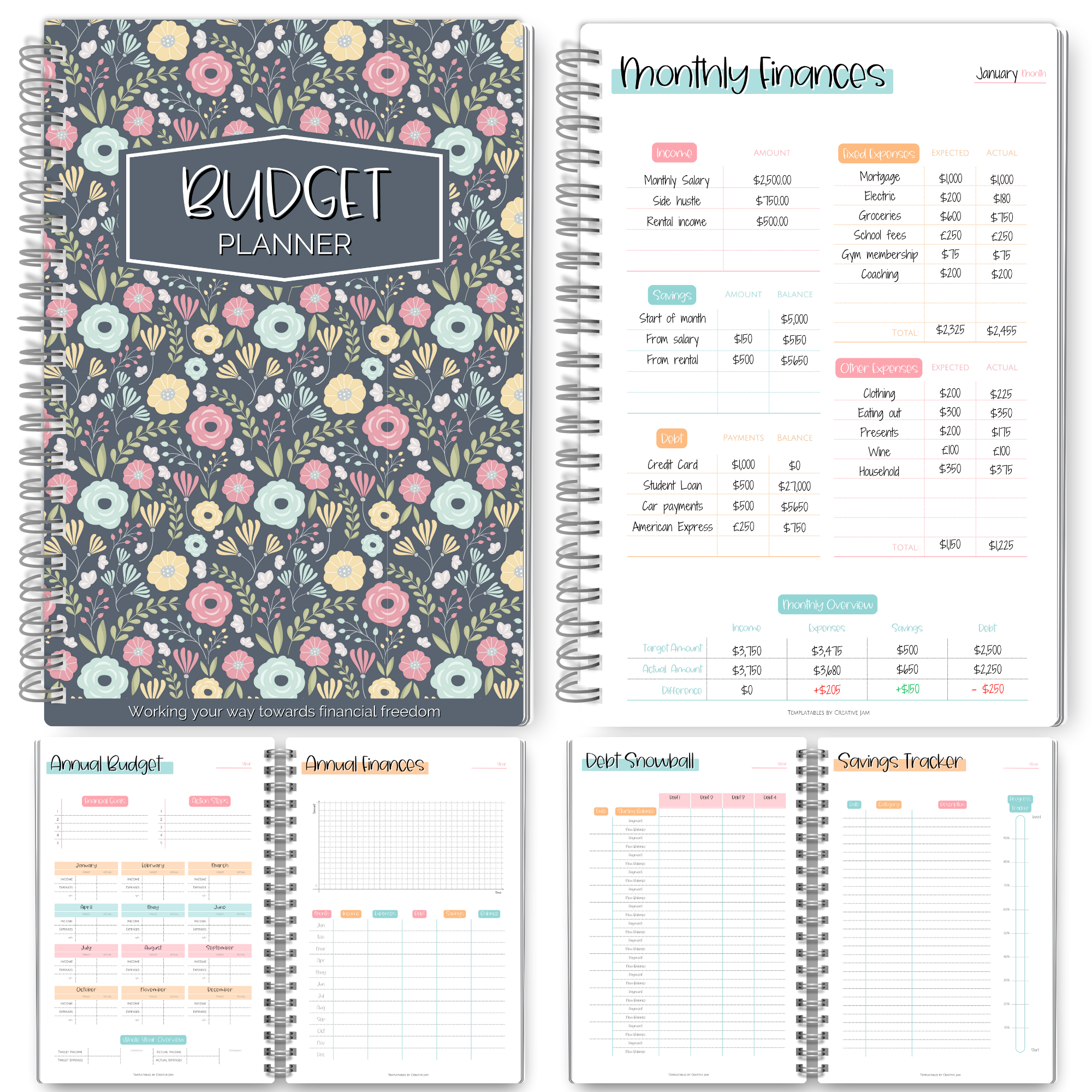 Budget Planner & Monthly Bill Organizer