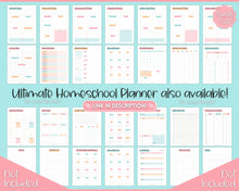 Load image into Gallery viewer, Unit Study Homeschool Planner | Printable Academic Lesson Planner | Colorful Sky
