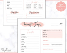 Load image into Gallery viewer, Get To Know Me Printable Game |  Get To Know You Ice Breaker Game | Employee Favorite Things, Team Building, Christmas Party | Pink
