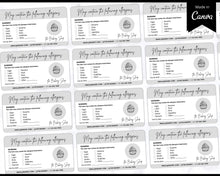 Load image into Gallery viewer, EDITABLE Food Allergy Label Template | Allergy Information Stickers, Allergen Cake Food Warning Label | Rectangle
