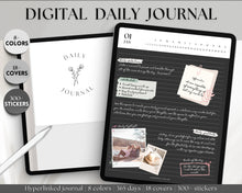 Load image into Gallery viewer, Digital Daily Journal | GoodNotes Hyperlinked Digital Planner | iPad Diary | Bundle 3
