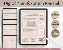 Load image into Gallery viewer, Digital Manifestation &amp; Affirmation Journal | GoodNotes Law of Attraction, Vision Board &amp; Mindfulness Planner | Lux
