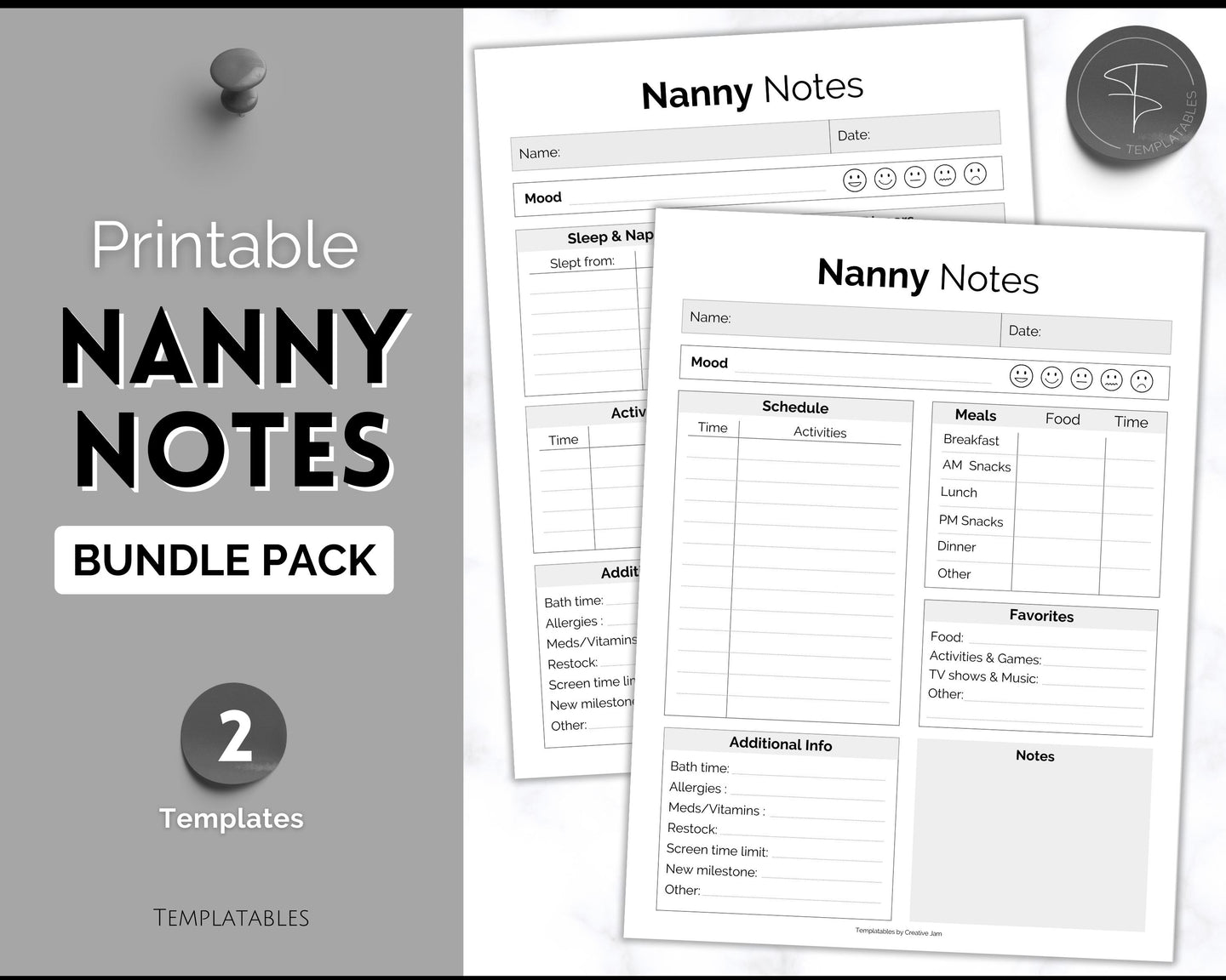 Nanny Schedule & Report Template for Baby | Babysitter Hiring Guide nanny-schedule-report-template-for-baby-babysitter-hiring-guide