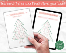 Load image into Gallery viewer, Christmas Savings Challenge | 1k Christmas Saving Tracker &amp; Budget Printable | Red
