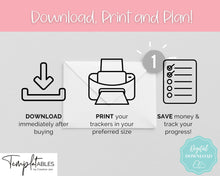 Load image into Gallery viewer, 20k 100 Envelope Challenge Printable, 20000 Savings Tracker, 100 Day Challenge, Cash Envelopes, Money Saving, Save, Budget Envelope, Finance, 20000 | Colorful Sky
