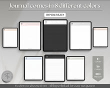 Load image into Gallery viewer, Digital Daily Journal | GoodNotes Hyperlinked Digital Planner | iPad Diary | Bundle 3
