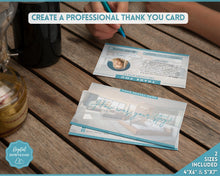 Load image into Gallery viewer, Airbnb Thank You Card for Hosts | Editable Comment Card | Blue
