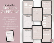Load image into Gallery viewer, Digital Small Business Planner | GoodNotes Undated Digital Trackers for Entrepreneurs | Social Media, Finance Planner | Lux
