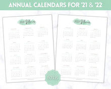 Load image into Gallery viewer, Planner Bundle Printable Bundle | Daily, Weekly, Monthly Productivity Planner Inserts | Green
