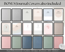 Load image into Gallery viewer, Digital Daily Journal | GoodNotes Hyperlinked Digital Planner | iPad Diary | Bundle 3
