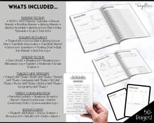 Load image into Gallery viewer, TEACHER Planner  Printable - 50+ pg BUNDLE | Academic Lesson Planner Template | Mono
