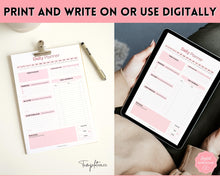 Load image into Gallery viewer, ADHD Daily Planner for Adults - Made for Neurodivergent Brains | Pink
